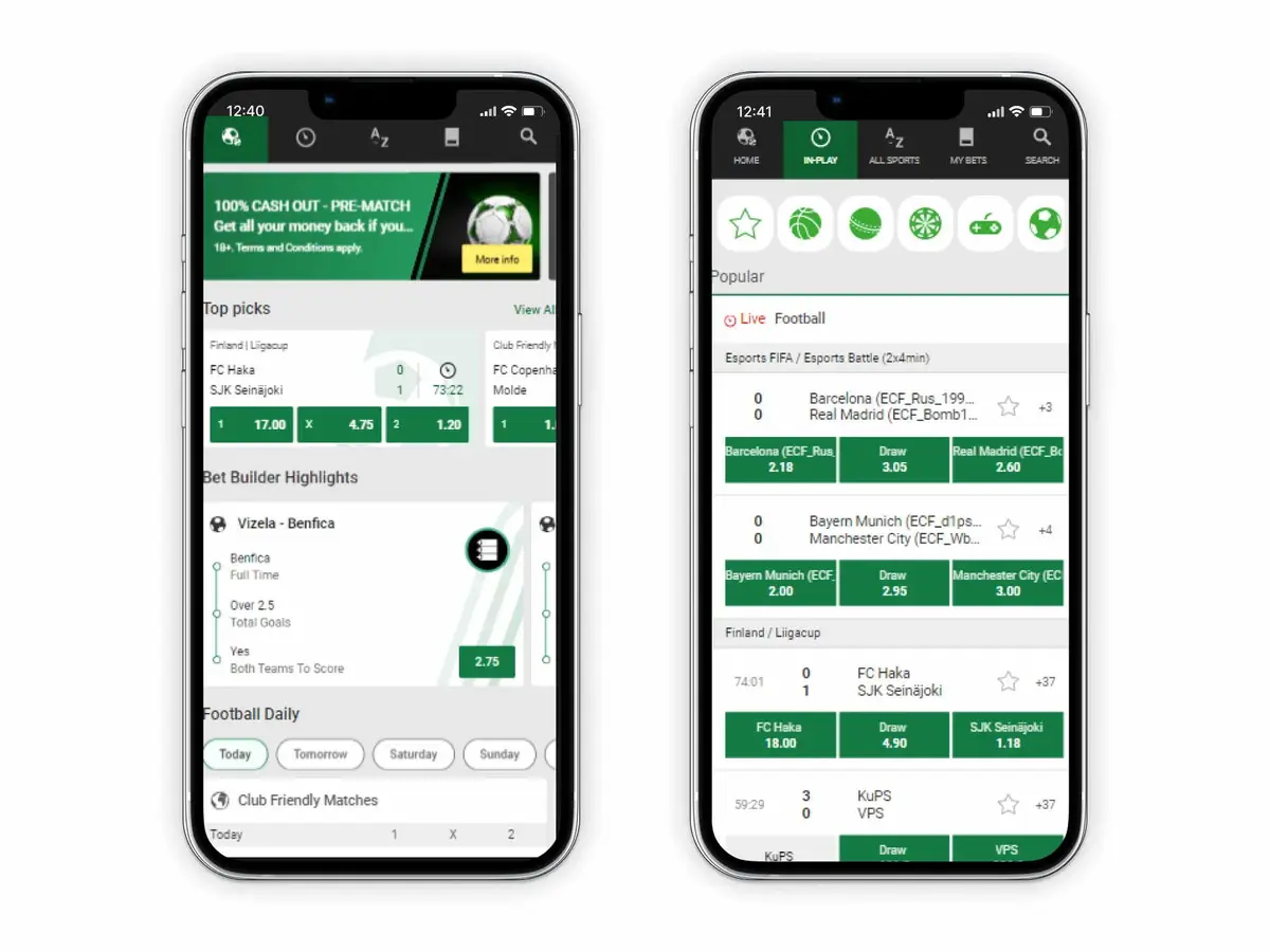 Unibet Képernyőkép 1